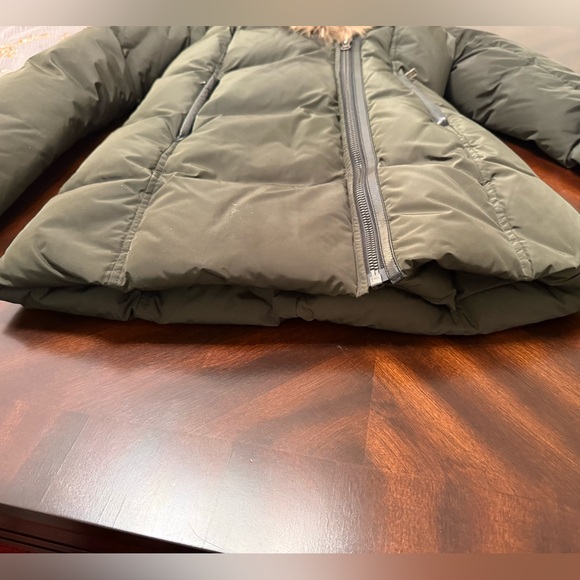 Mackage Khaki Fur-Trimmed Puffer Coat - Picture 11 of 11